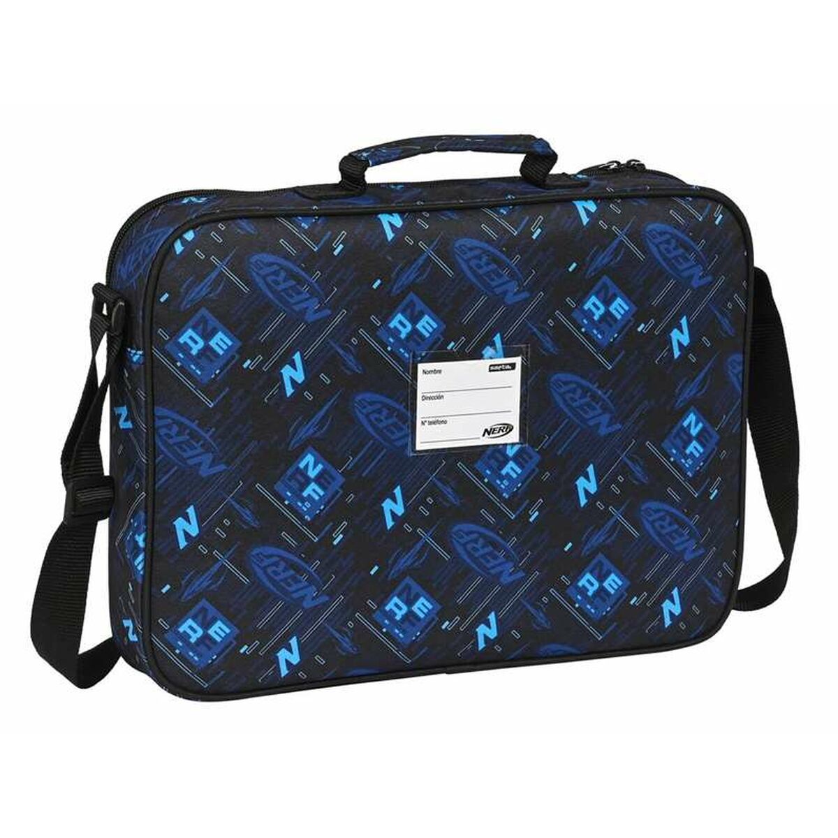 Schooltas Nerf Boost Zwart 38 x 28 x 6 cm-Topper Trend