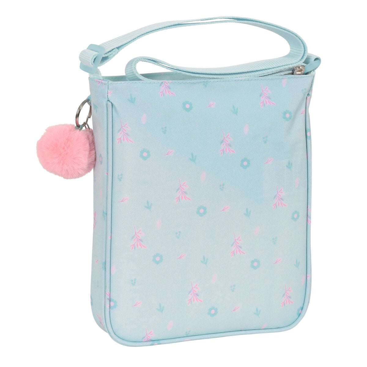 Schoudertas Moos Garden Turkoois 21 x 25 x 4.5 cm 21 x 25 x 4,5 cm-Topper Trend