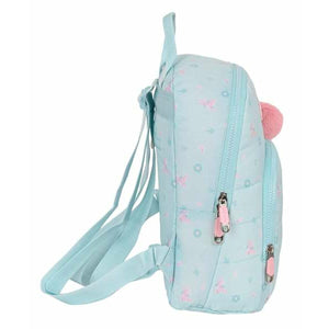 Kinderrugzak Moos Garden Turkoois 25 x 30 x 13 cm Mini-Topper Trend
