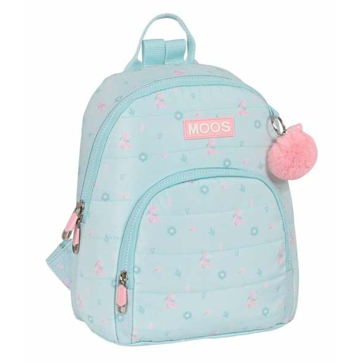 Kinderrugzak Moos Garden Turkoois 25 x 30 x 13 cm Mini-Topper Trend