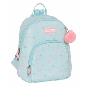 Kinderrugzak Moos Garden Turkoois 25 x 30 x 13 cm Mini-Topper Trend