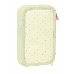 Dubbele etui Glowlab Kids Magic Flow Beige 12,5 x 19,5 x 4 cm-Topper Trend