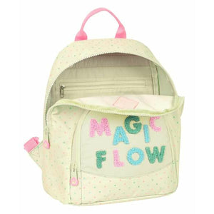 Casual Rugtas Glowlab Kids Magic Flow Beige 25 x 30 x 13 cm Mini-Topper Trend