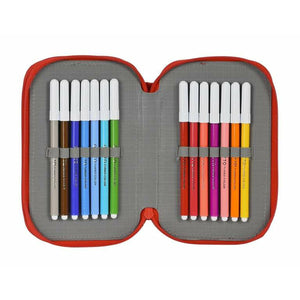 Dubbele etui Blue's Clues Marineblauw-Topper Trend