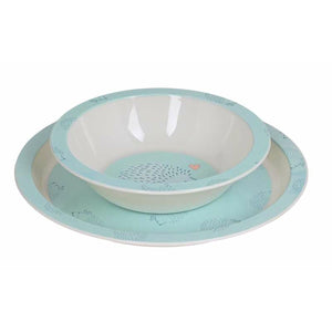 Kinderen servies set Safta Erizo Turkoois 4 Onderdelen-Topper Trend