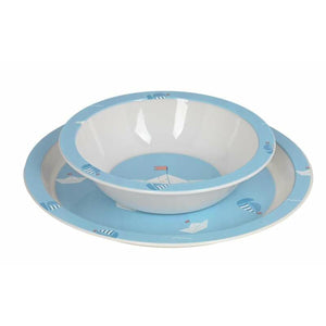 Kinderen servies set Safta Ship Blauw 4 Onderdelen-Topper Trend