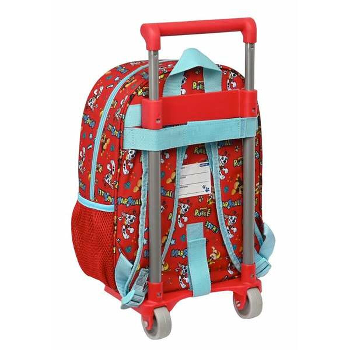 Schoolrugzak met Wielen The Paw Patrol Funday Rood Licht Blauw 26 x 34 x 11 cm-Topper Trend