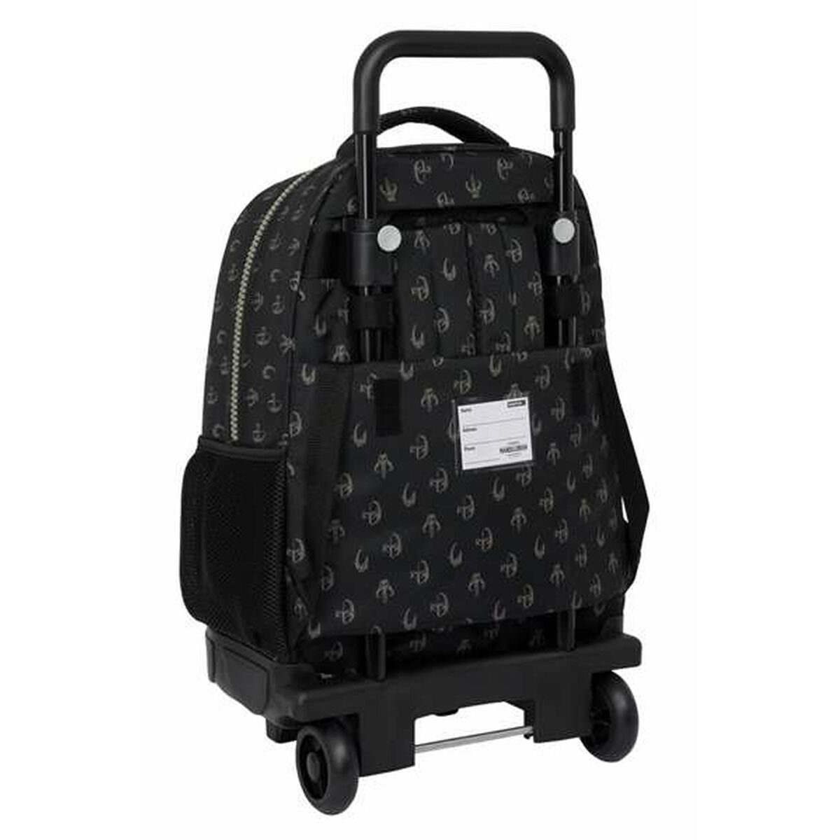 Schoolrugzak met Wielen The Mandalorian This is the way Zwart 33 x 45 x 22 cm-Topper Trend