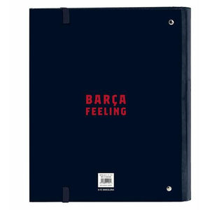 Ringmap F.C. Barcelona Marineblauw 27 x 32 x 3,5 cm-Topper Trend