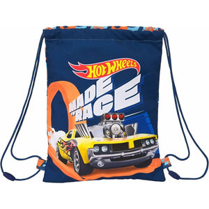 Rugtas met Koordjes Hot Wheels Speed club Oranje Marineblauw 26 x 34 x 1 cm-Topper Trend