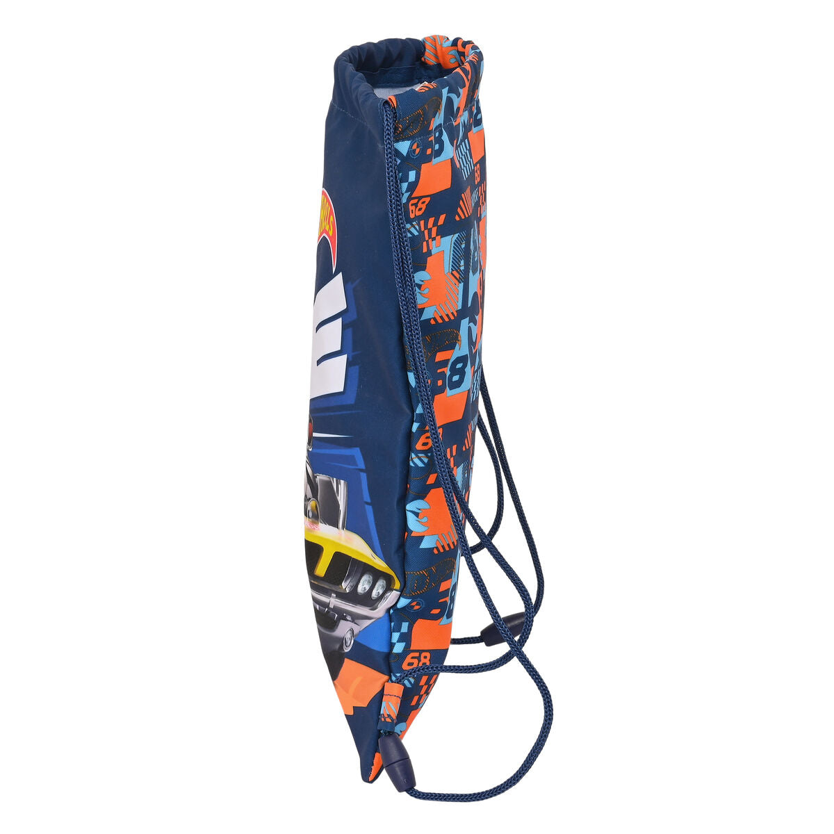 Rugtas met Koordjes Hot Wheels Speed club Oranje Marineblauw 26 x 34 x 1 cm-Topper Trend
