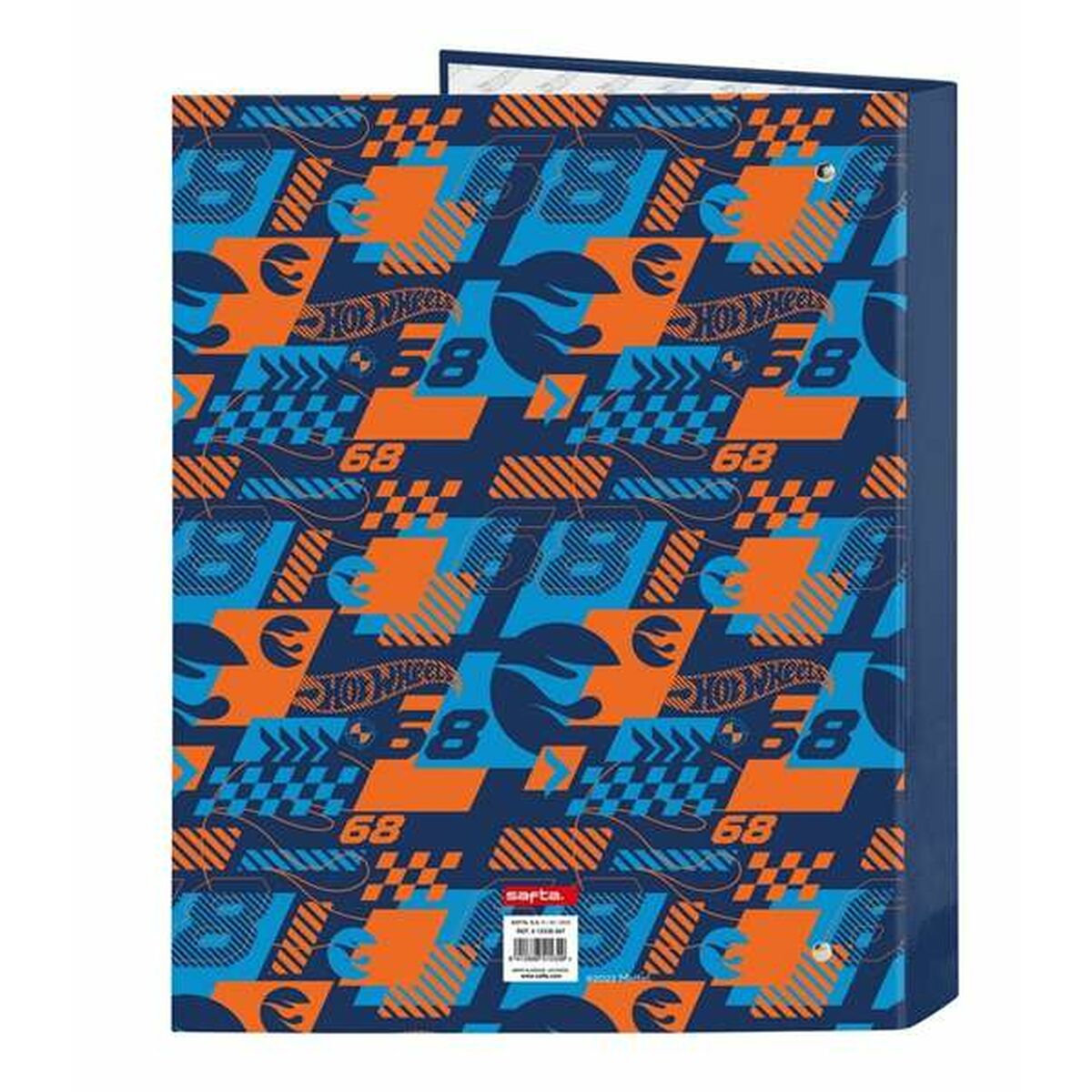 Ringmap Hot Wheels Speed Club Oranje Marineblauw 26,5 x 33 x 4 cm-Topper Trend