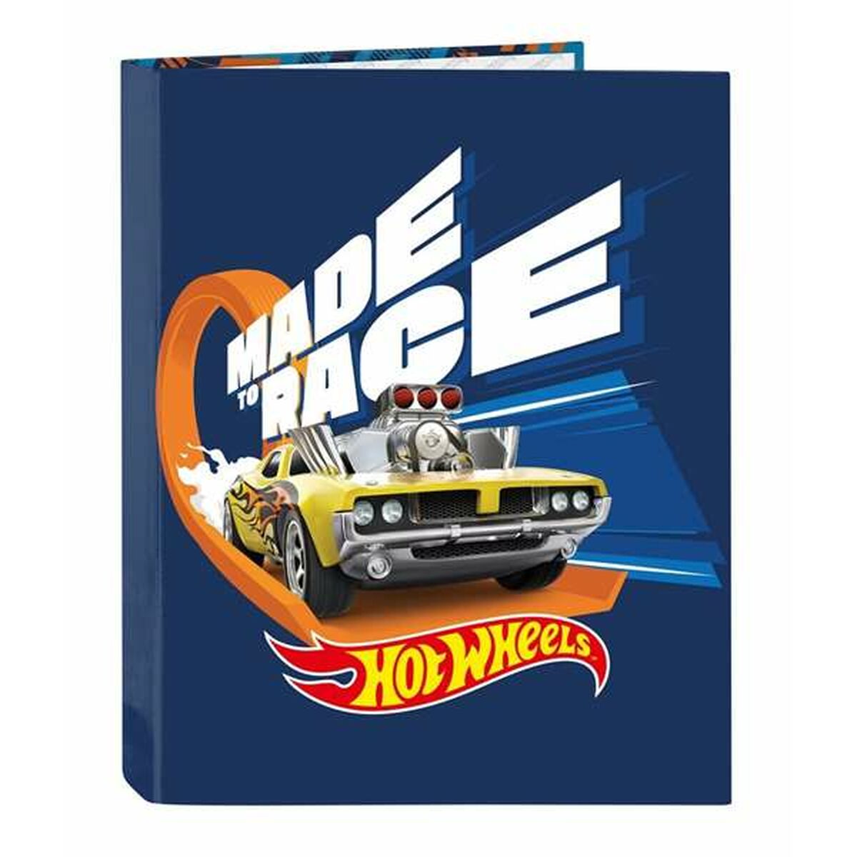 Ringmap Hot Wheels Speed Club Oranje Marineblauw 26,5 x 33 x 4 cm-Topper Trend