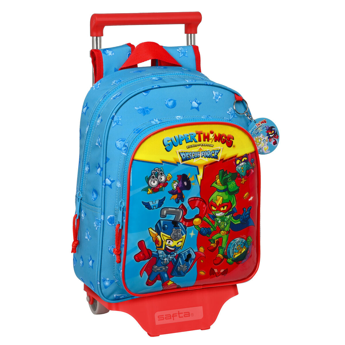 Schoolrugzak met Wielen SuperThings Rescue Force Blauw 27 x 33 x 10 cm-Topper Trend