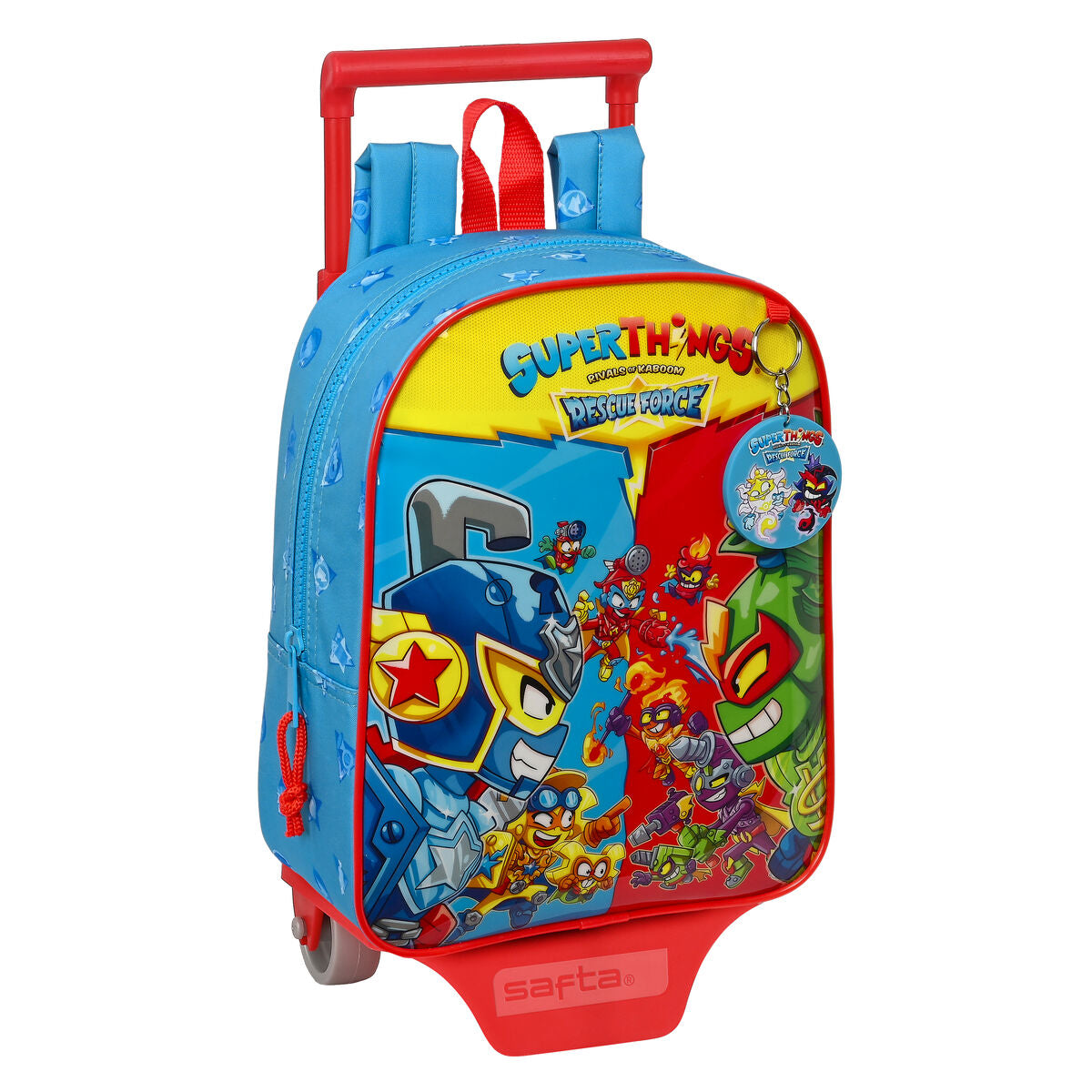 Schoolrugzak met Wielen SuperThings Rescue Force Blauw 22 x 27 x 10 cm-Topper Trend