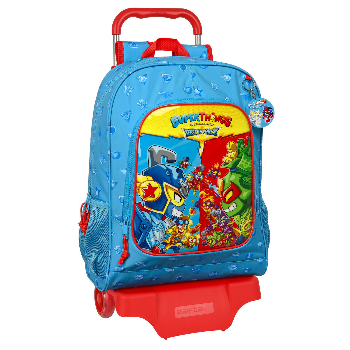 Schoolrugzak met Wielen SuperThings Rescue Force Blauw 32 x 42 x 14 cm-Topper Trend