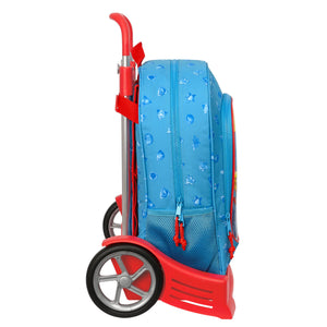 Schoolrugzak met Wielen SuperThings Rescue Force Blauw 32 x 42 x 14 cm-Topper Trend