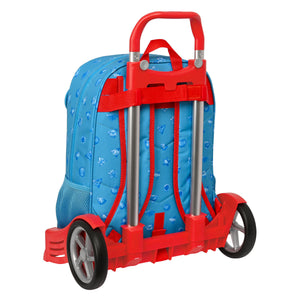 Schoolrugzak met Wielen SuperThings Rescue Force Blauw 32 x 42 x 14 cm-Topper Trend