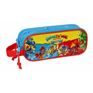 Pennenetui met 2 vakken SuperThings Rescue Force Blauw 21 x 8 x 6 cm-Topper Trend