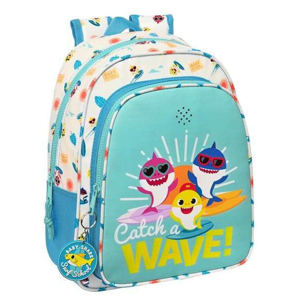 Kinderrugzak Baby Shark Surfing 27 x 33 x 10 cm-Topper Trend