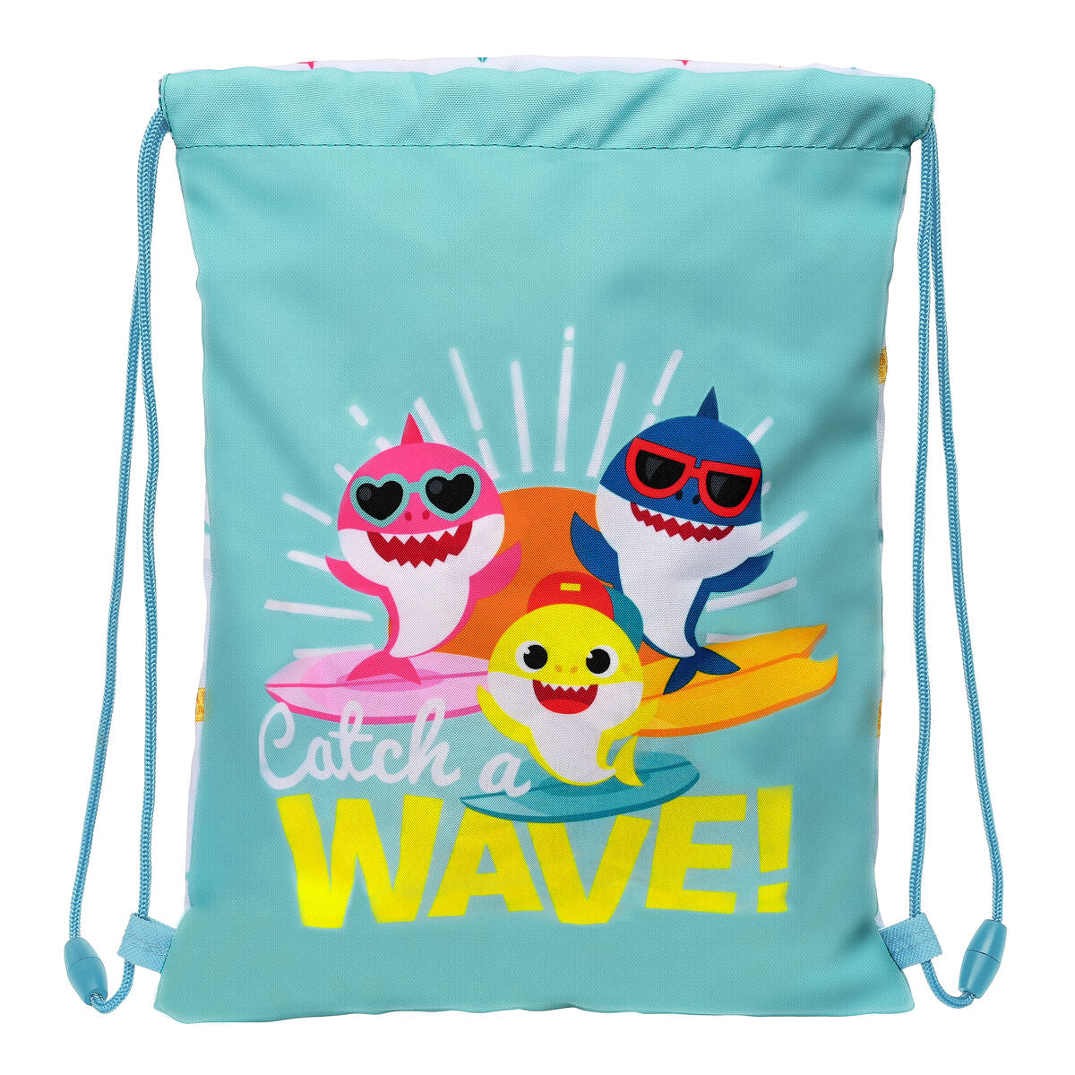 Rugtas met Koordjes Baby Shark Surfing-Topper Trend