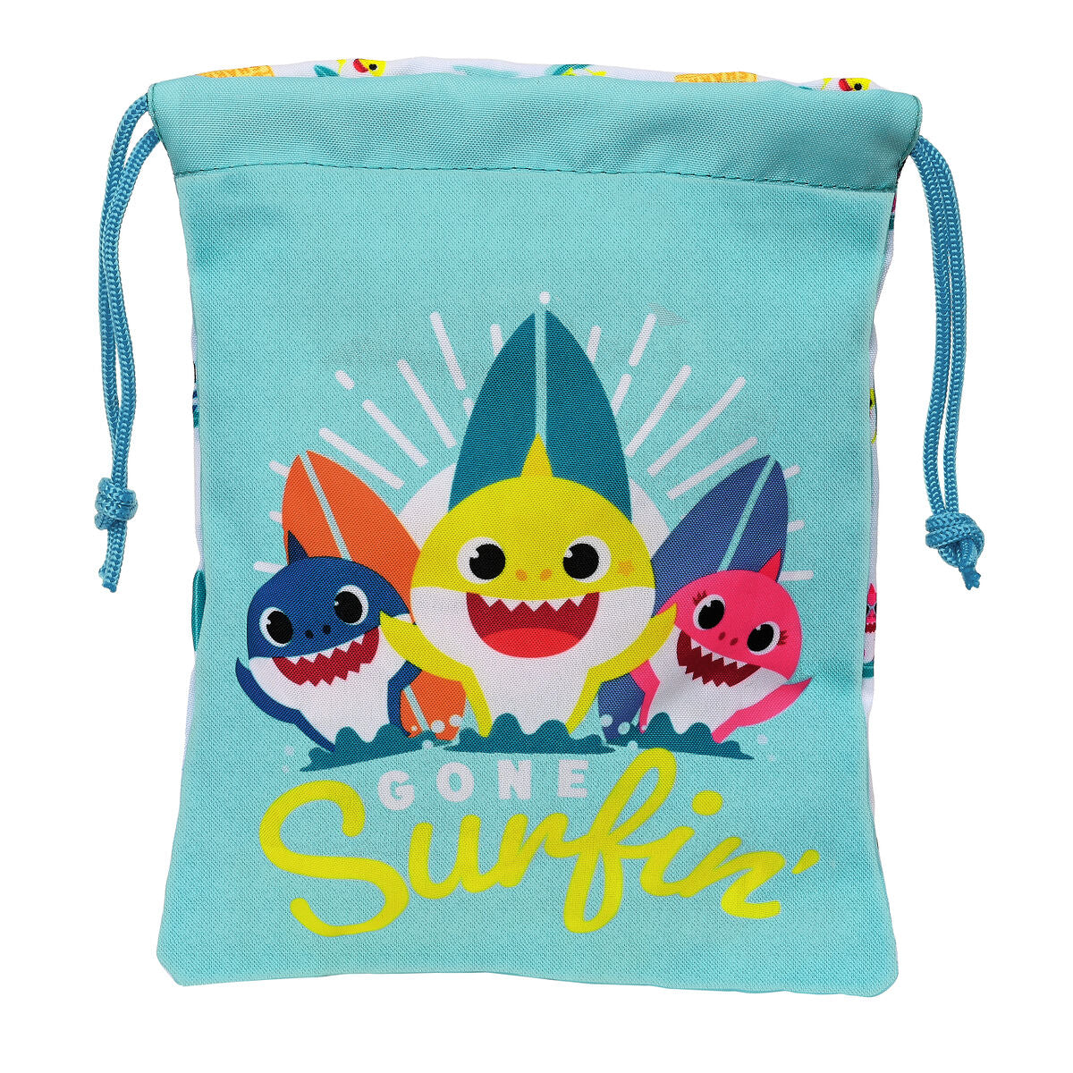 Rugtas met Koordjes Baby Shark Surfing 20 x 25 x 1 cm-Topper Trend