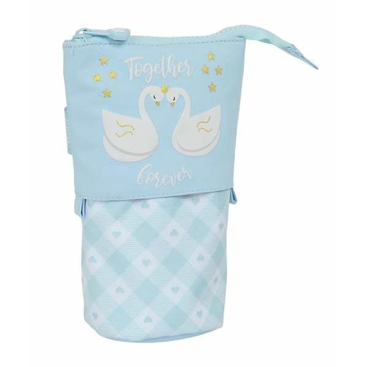 Alleshouder Glowlab Kids Licht Blauw 8 x 19 x 6 cm Zwaan-Topper Trend
