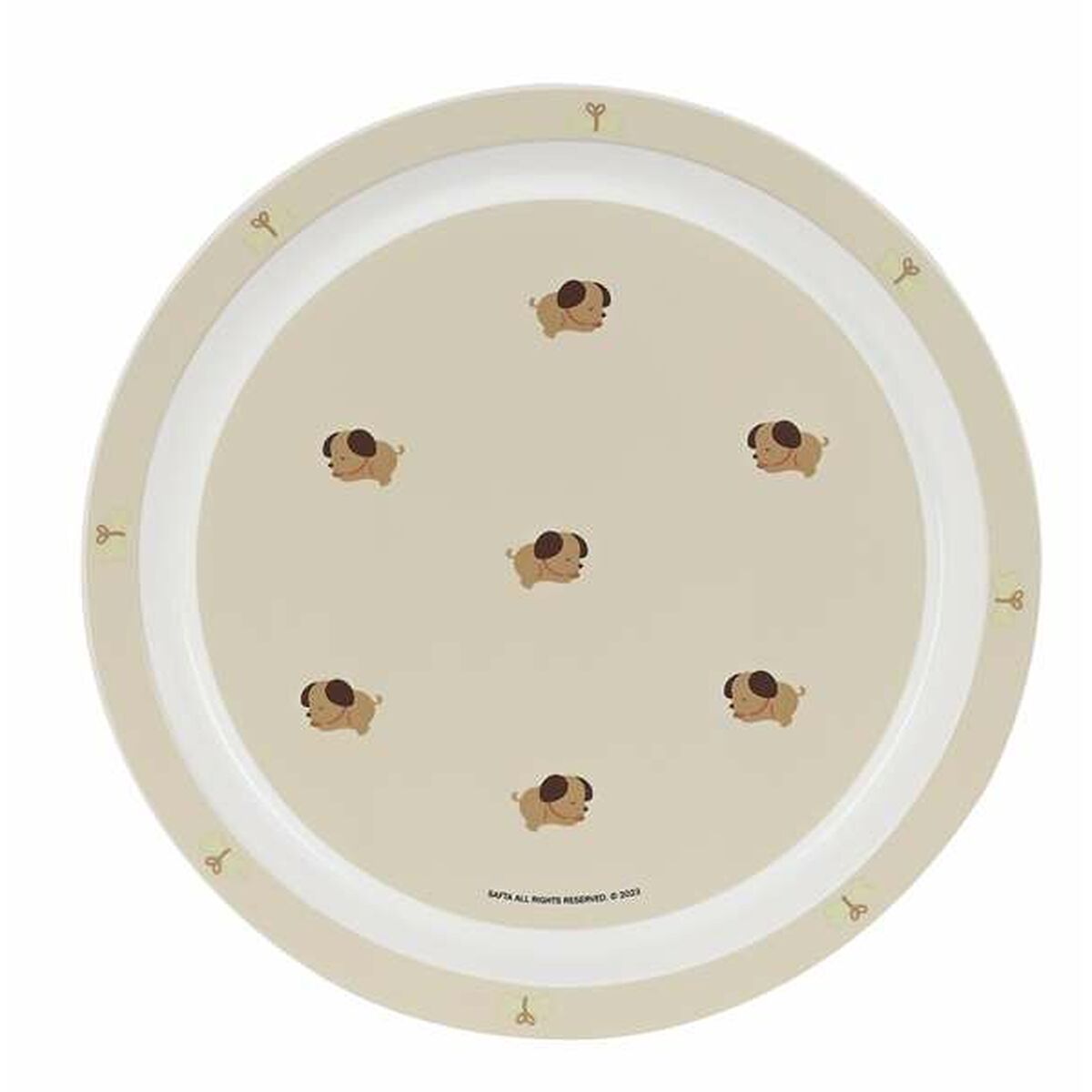 Kinderen servies set Safta Polyurethaan Beige Puppy 4 Onderdelen-Topper Trend