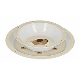Kinderen servies set Safta Polyurethaan Beige Puppy 4 Onderdelen-Topper Trend