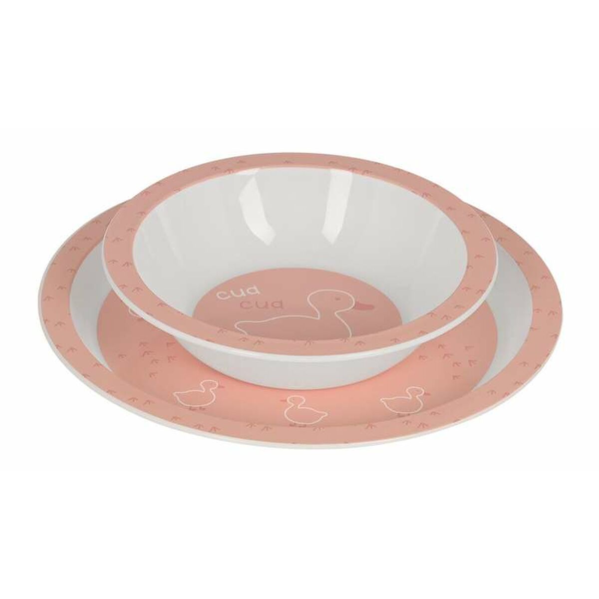 Kinderen servies set Safta Patito Polyurethaan Roze 4 Onderdelen-Topper Trend