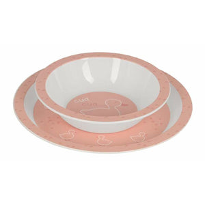 Kinderen servies set Safta Patito Polyurethaan Roze 4 Onderdelen-Topper Trend