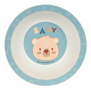 Kinderen servies set Safta Baby bear Polyurethaan Blauw 4 Onderdelen-Topper Trend
