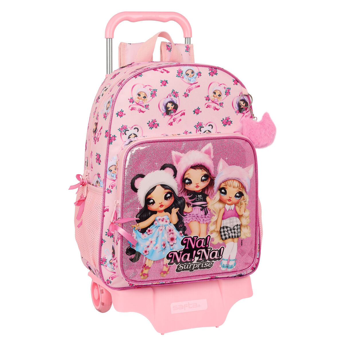 Schoolrugzak met Wielen Na!Na!Na! Surprise Fabulous Roze 33 x 42 x 14 cm-Topper Trend