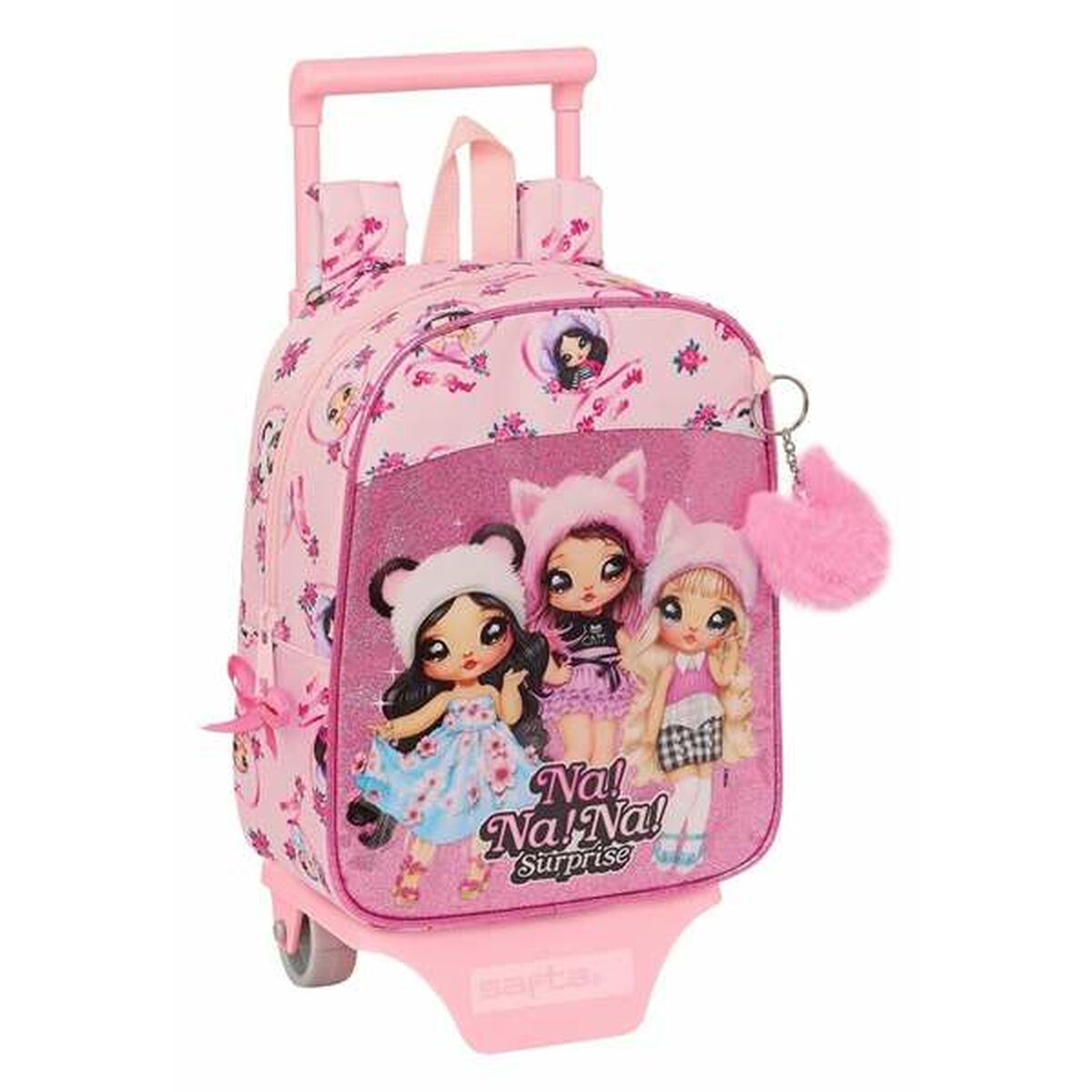 Schoolrugzak met Wielen Na!Na!Na! Surprise Fabulous Roze 22 x 27 x 10 cm-Topper Trend