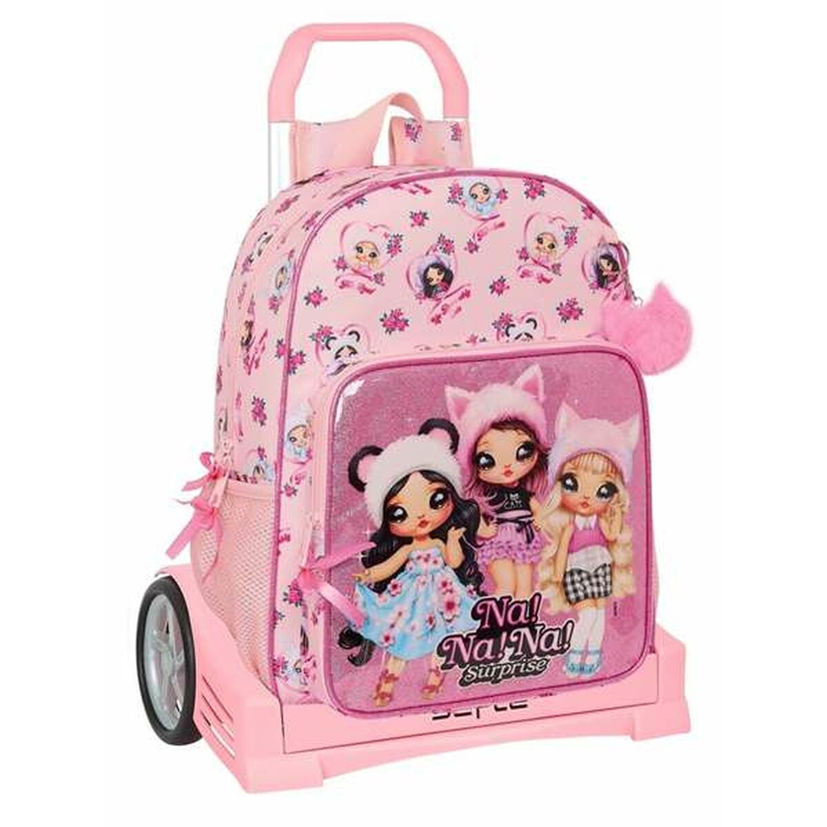 Schoolrugzak met Wielen Na!Na!Na! Surprise Fabulous Roze 33 x 42 x 14 cm-Topper Trend