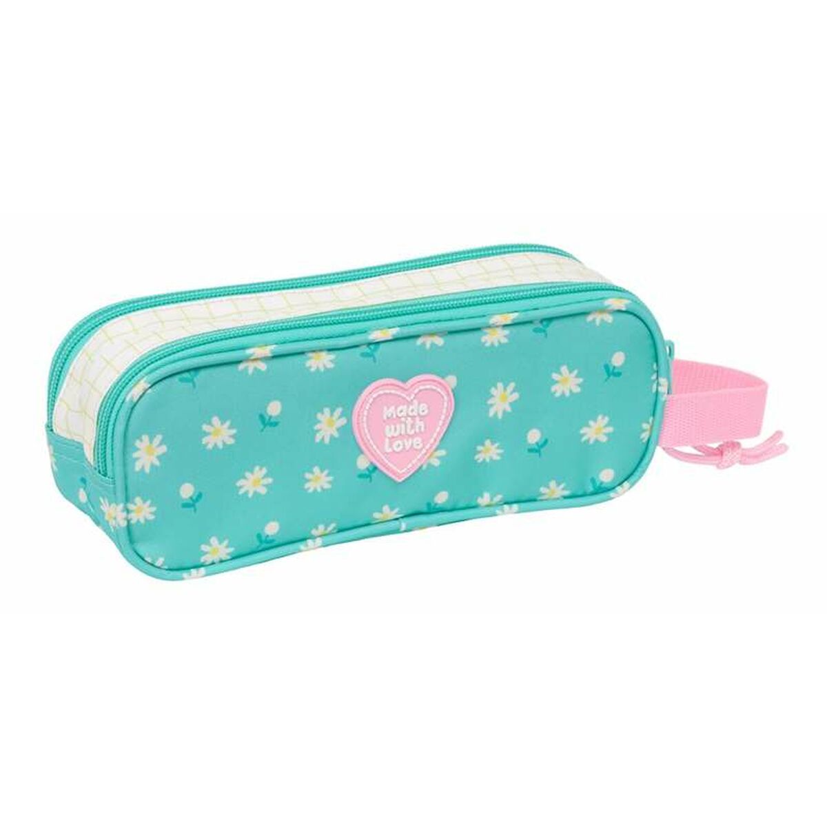 Pennenetui met 2 vakken Peppa Pig Pretty Flowers 21 x 8 x 6 cm-Topper Trend