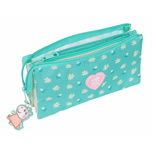 Pennenetui met 3 vakken Peppa Pig Pretty Flowers 22 x 12 x 3 cm-Topper Trend