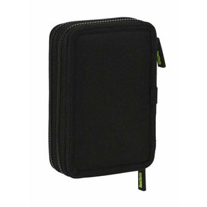 Dubbele etui Real Betis Balompié Zwart 12,5 x 19,5 x 4 cm-Topper Trend