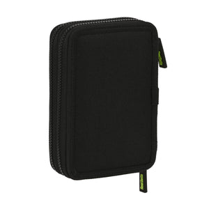 Dubbele etui Real Betis Balompié Zwart 12,5 x 19,5 x 4 cm-Topper Trend