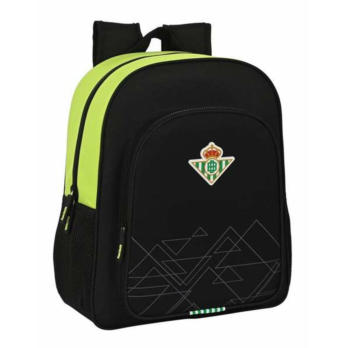 Schoolrugzak Real Betis Balompié Zwart Limoen 32 x 38 x 12 cm-Topper Trend