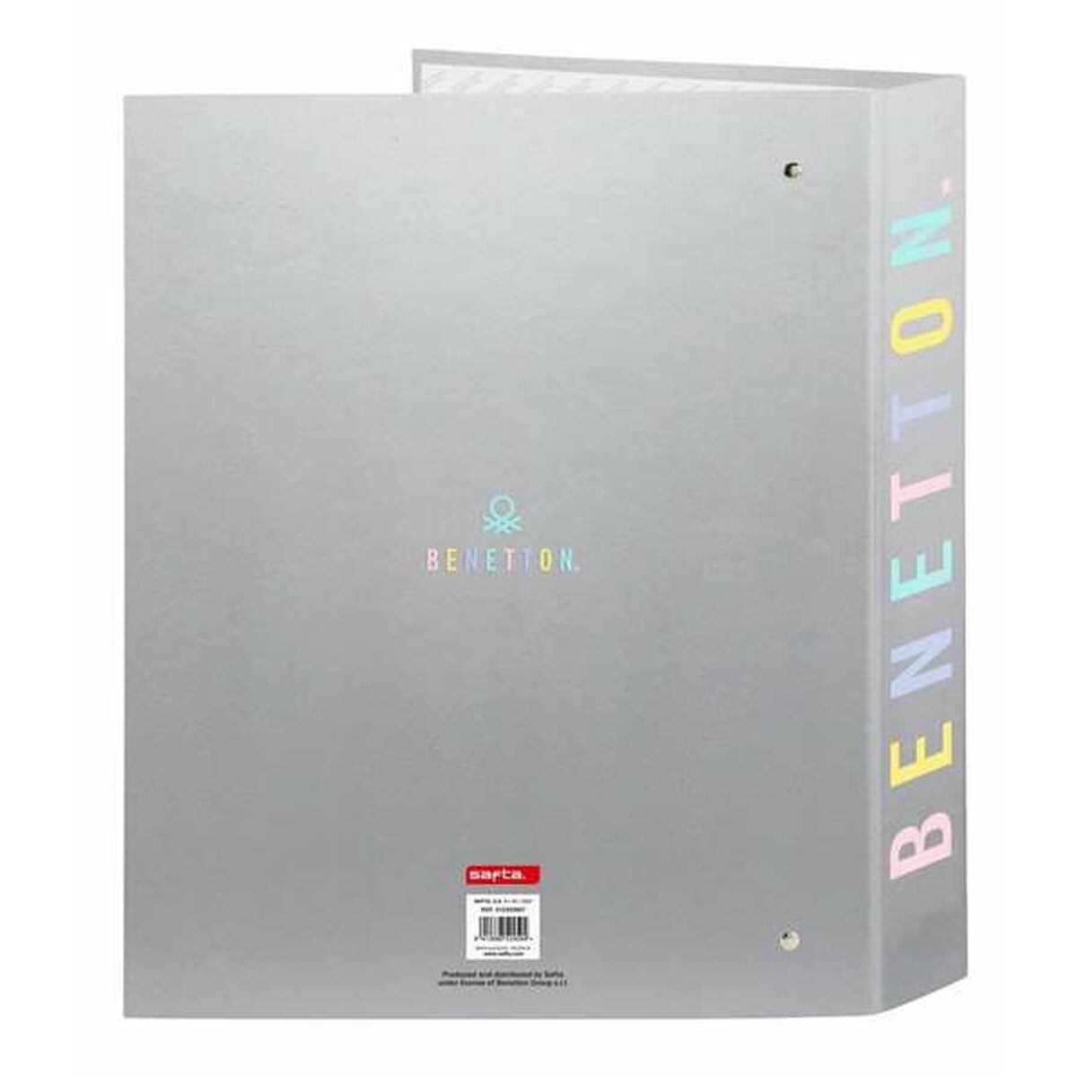 Ringmap Benetton Silver Zilverkleurig 27 x 33 x 6 cm-Topper Trend