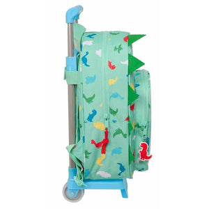 Schoolrugzak met Wielen Peppa Pig George Munt 26 x 34 x 11 cm-Topper Trend