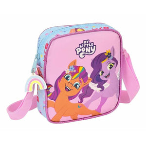 Schoudertas My Little Pony Wild & free Blauw Roze 16 x 18 x 4 cm-Topper Trend