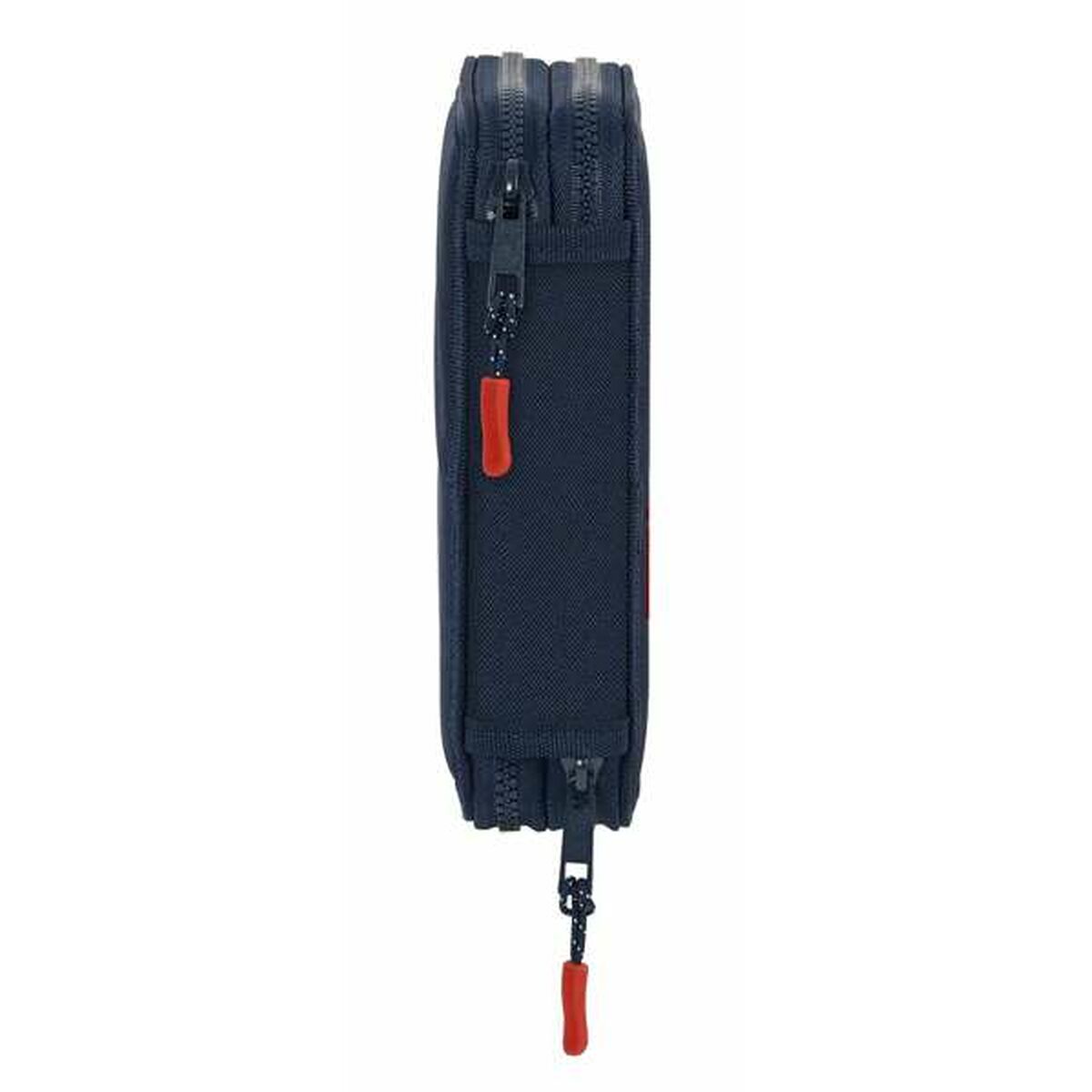 Dubbele etui Munich Flash Marineblauw 12,5 x 19,5 x 4 cm-Topper Trend