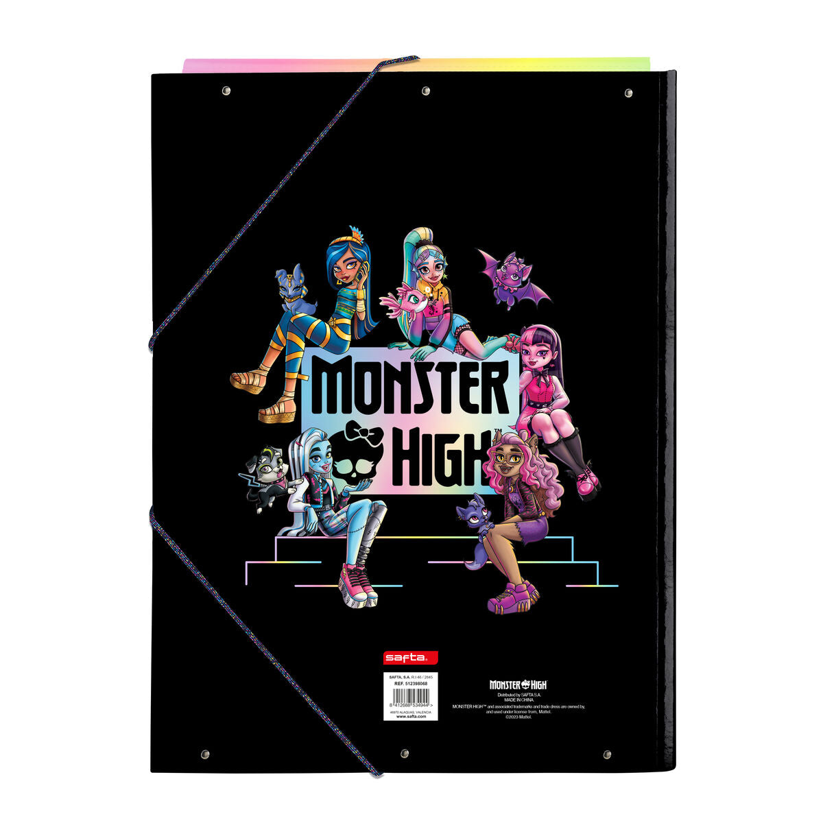 Map Monster High Creep Zwart-Topper Trend