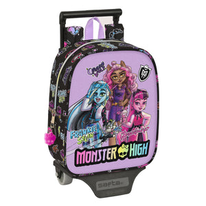 Schoolrugzak met Wielen Monster High Creep Zwart 22 x 27 x 10 cm-Topper Trend