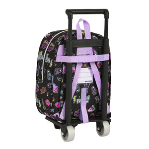 Schoolrugzak met Wielen Monster High Creep Zwart 22 x 27 x 10 cm-Topper Trend