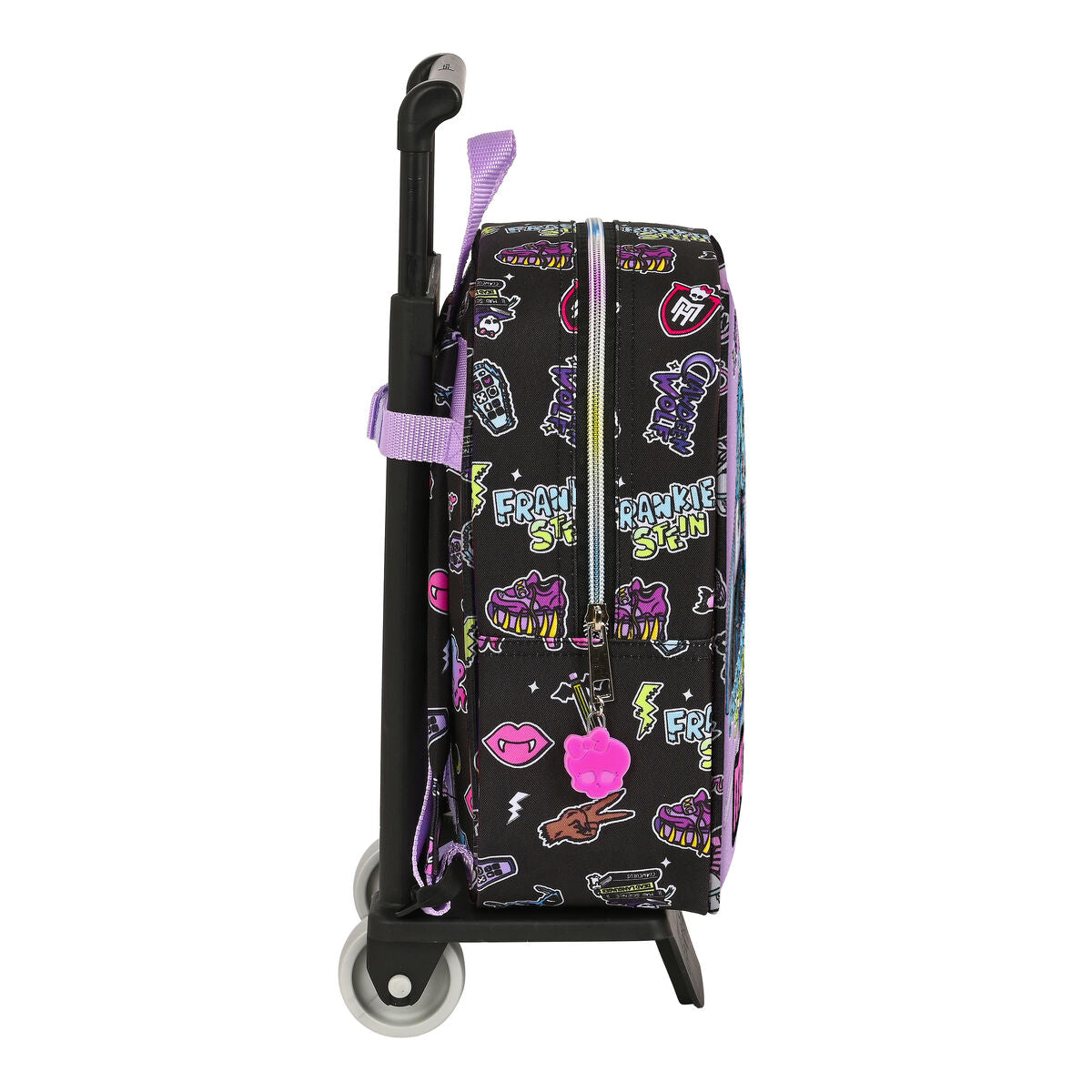 Schoolrugzak met Wielen Monster High Creep Zwart 22 x 27 x 10 cm-Topper Trend
