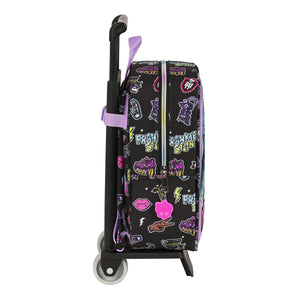 Schoolrugzak met Wielen Monster High Creep Zwart 22 x 27 x 10 cm-Topper Trend