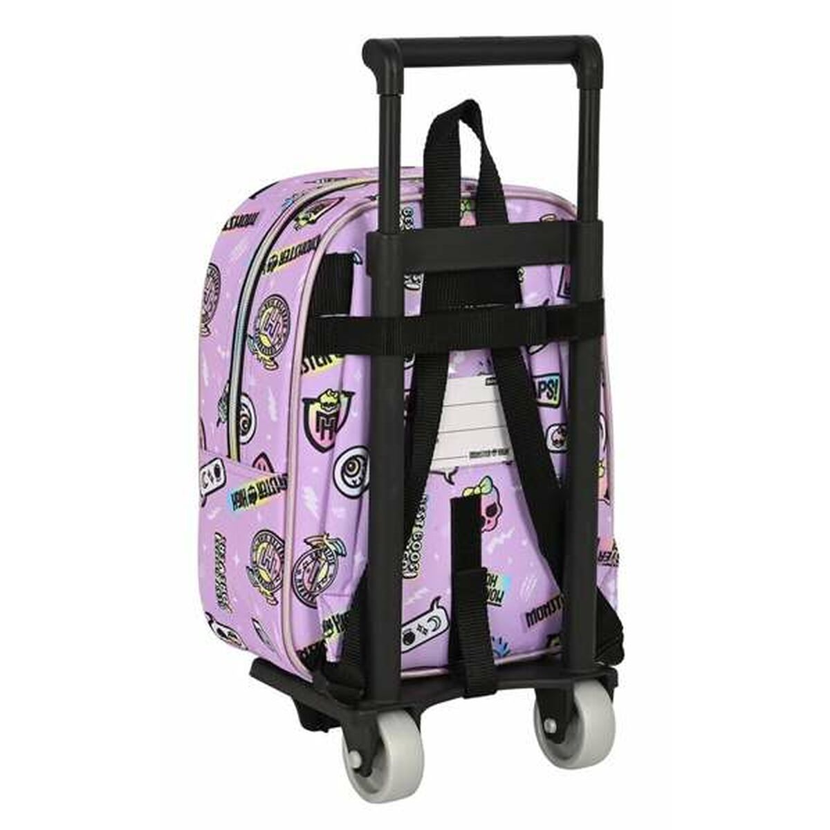Schoolrugzak met Wielen Monster High Best boos Lila 22 x 27 x 10 cm-Topper Trend